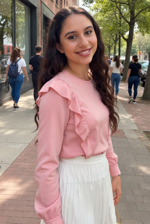 Das Glamouröse Babe Little Nadia Zeigt Ihren Heißen Körper In Sexy Outfits